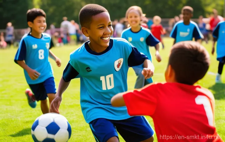 스포츠마케팅 이벤트 기획과 운영 팁 - **Vibrant Youth Soccer Tournament with Community Spirit**
    A dynamic, wide-angle shot capturing a...