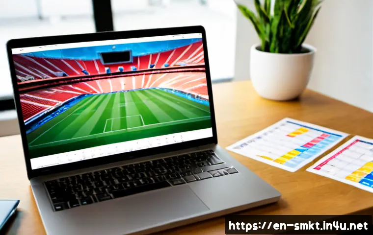 스포츠 이벤트 홍보 콘텐츠 제작 팁 - Photorealistic sports event promotion planning scene in a bright modern American creative studio, di...