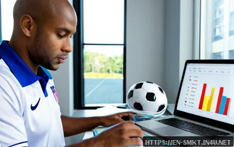 Home 15 스포츠 스폰서십 데이터 분석 방법 - Photorealistic sports sponsorship data analysis meeting in a modern American office, diverse marketi...
